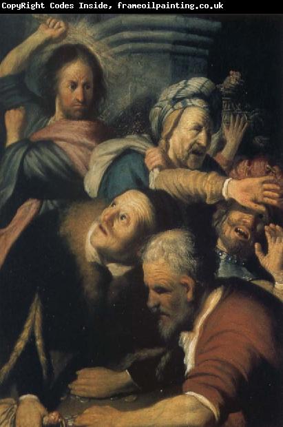 REMBRANDT Harmenszoon van Rijn Christ Driving the Money Changers from the Temple